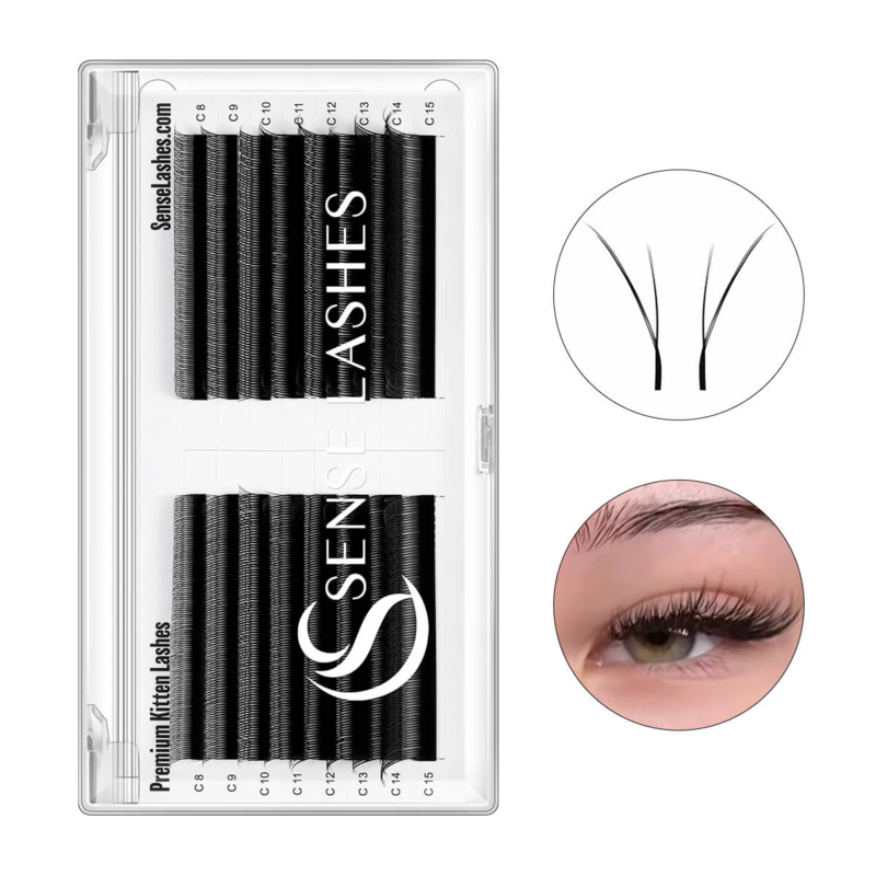 Eyelash Extension Yy - SENSE LASHES Fox YYシェイプまつげ 0.07mm J/B/C/Dカール