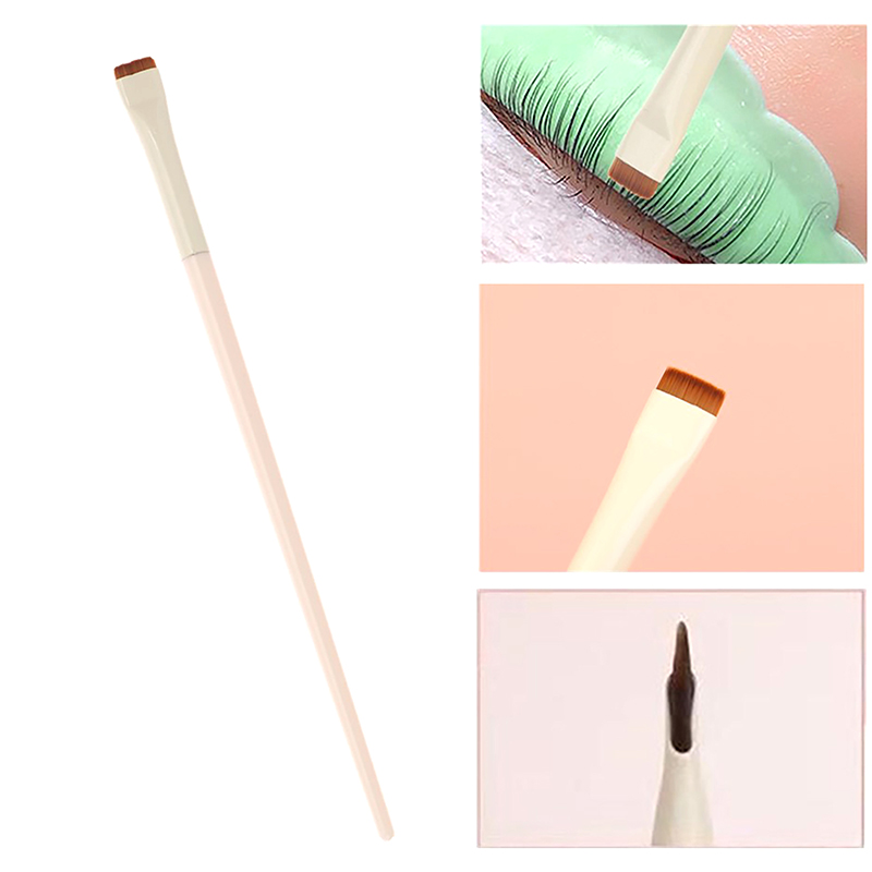 Eyelash Extension Class - 5/3/1 個フラットヘッドパーマブラシまつげスタイリングブラシラミネートまつげ分離ツールまつげエクステンション用品ツール