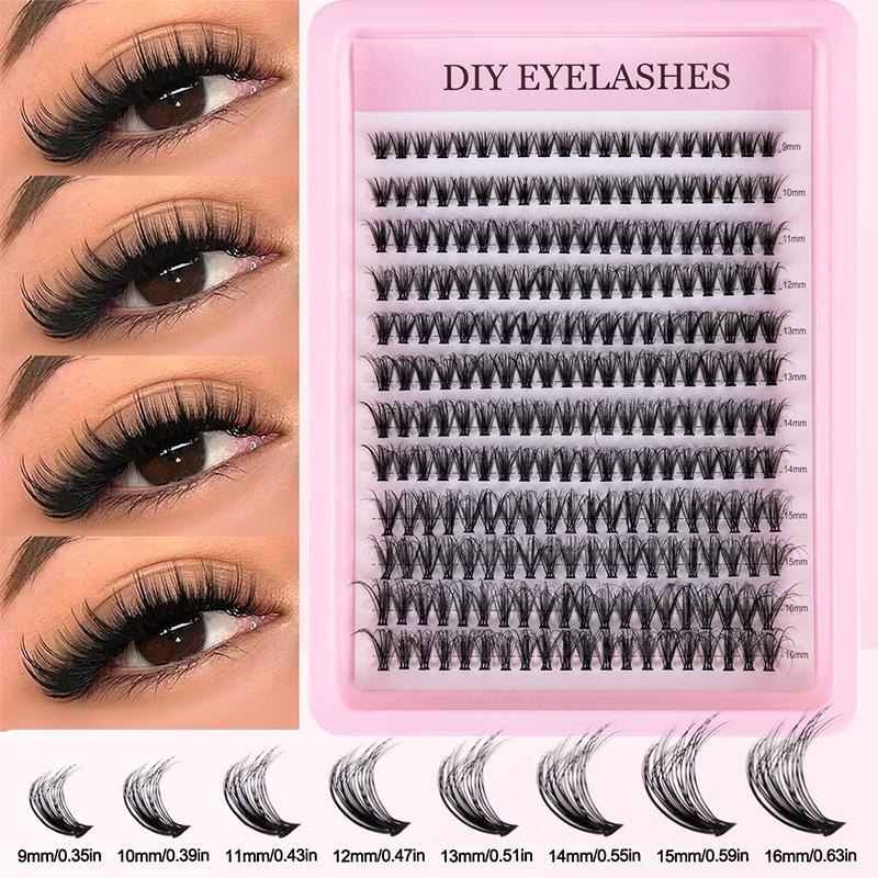ナチュラルクラスターフェザーラッシュキット DIYまつげエク - Eyelash Extension Kits のレビューと価格