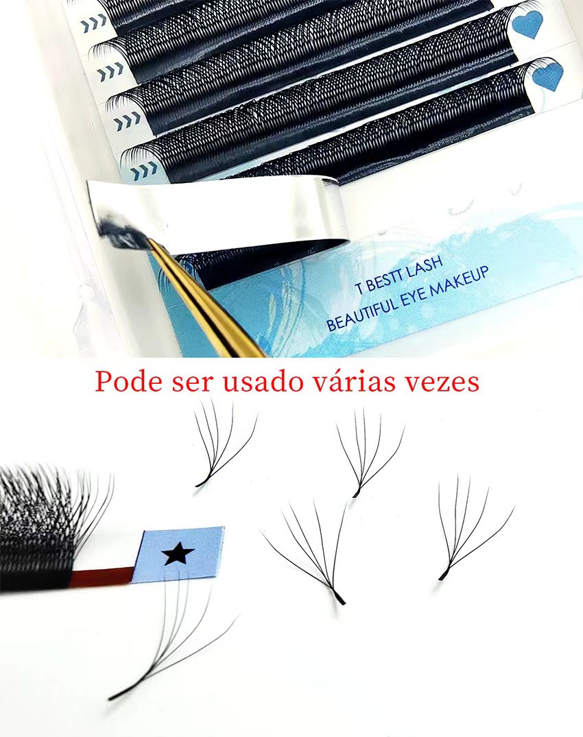 Tbestt-ミンクの形をしたまつげエクステ,ブラジルのシリ - Eyelash Extension Yy のレビューと価格