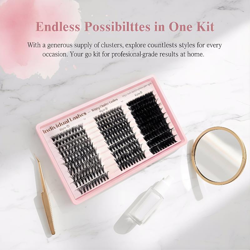 DIYまつげエクステキット スパイク付きまつげエクステンショ - Eyelash Extension Kits のレビューと価格