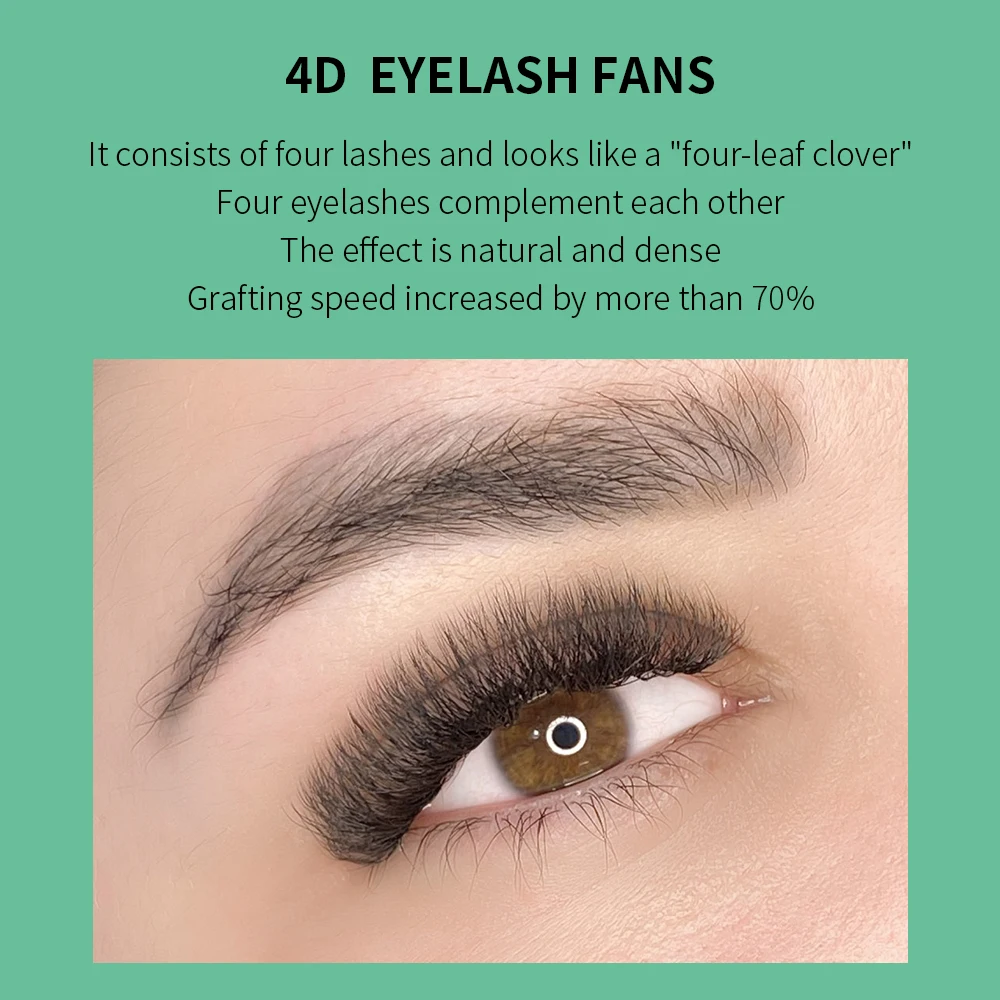 まつげエクステ,GLAMLASH-4D wの形をしたつけまつ - Eyelash Extension Volume Styles のレビューと価格