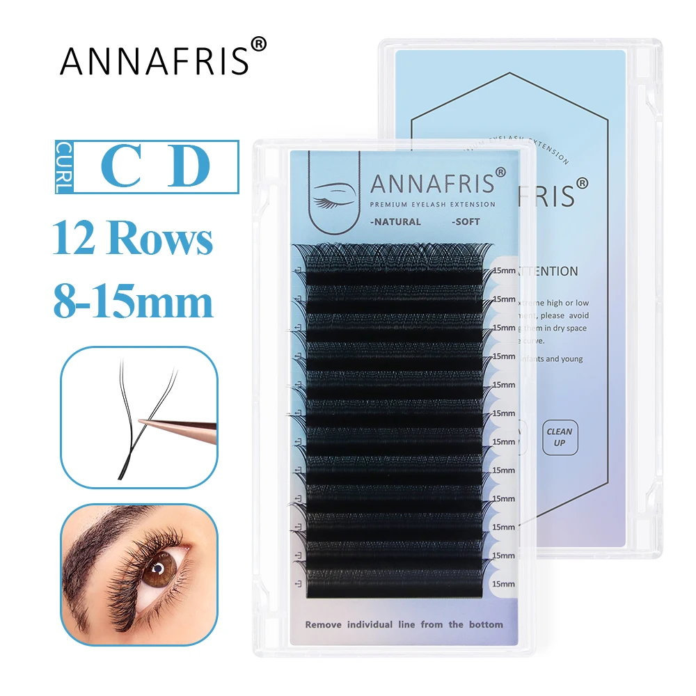 ANNAFRIS YY 形状まつげエクステンションダブルヒン - Eyelash Extension Yy のレビューと価格