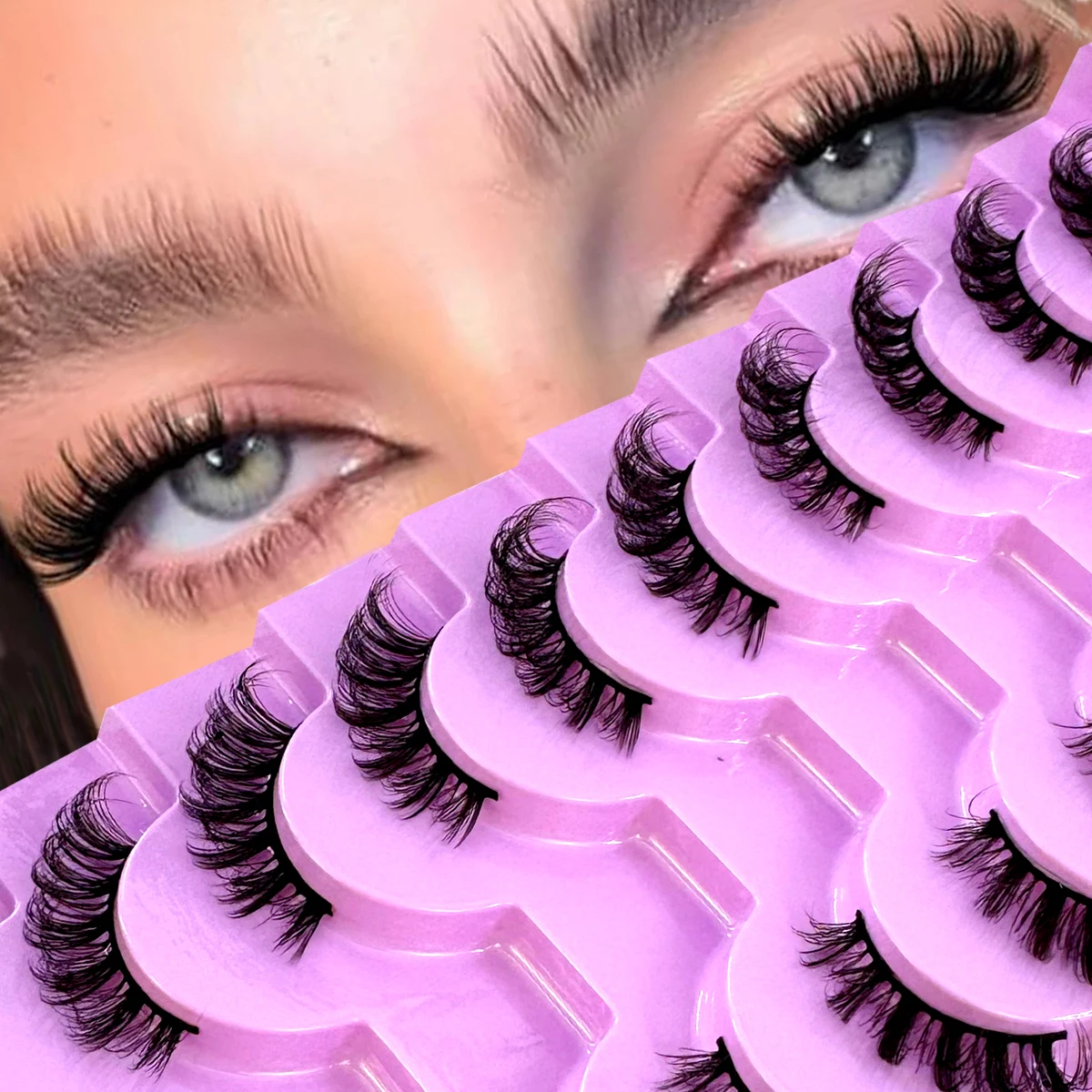 AMSDCN 新しいハーフアイ 10ペア ナチュラル人工ミン - Eyelash Extension Cat Eye のレビューと価格