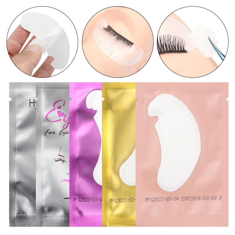 まつげエクステパッド,アイメイク用品,50ペア - Eyelash Extension Class のレビューと価格
