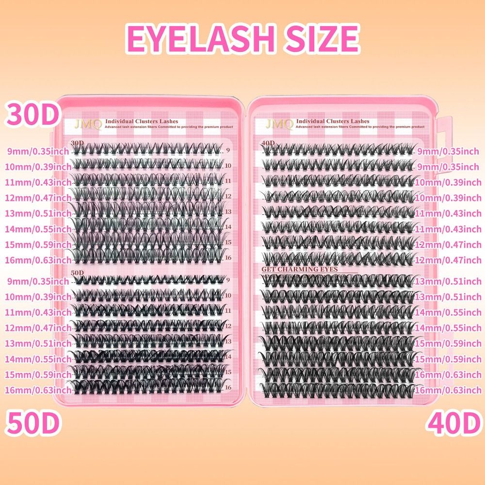 長さ9-16mmのつけまつげ 3Dボリューム ナチュラルルッ - Eyelash Extension Volume Styles のレビューと価格