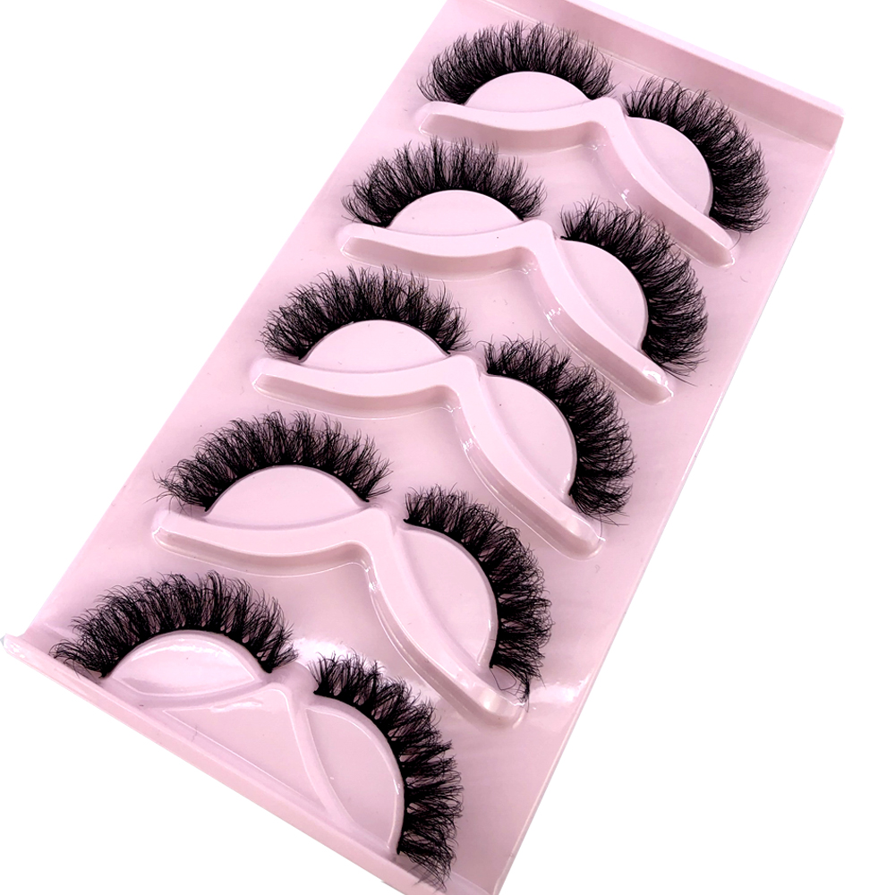HBZGTLAD 新しいキャットアイまつげ 5ペア 3Dフェ - Eyelash Extension Cat Eye のレビューと価格