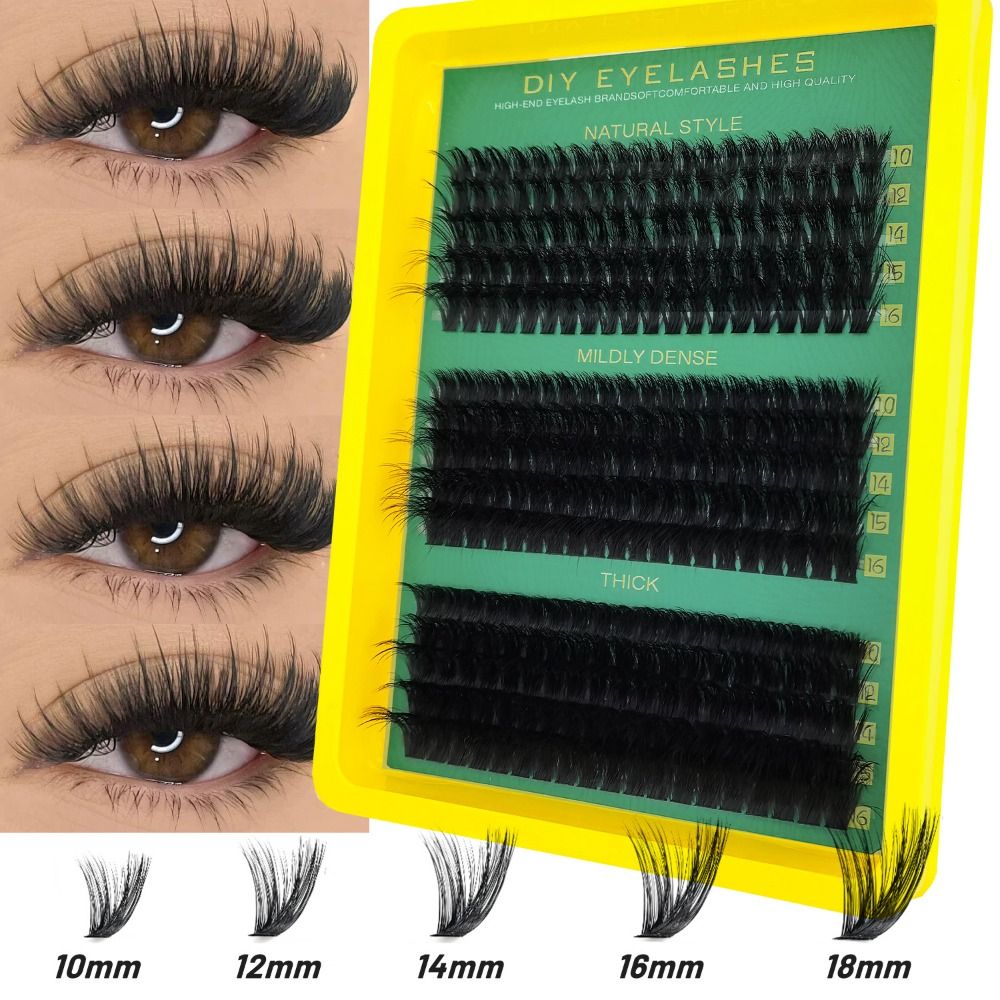 ナチュラルルックつけまつげ ボンド＆シール ウィスピー風 D - Eyelash Extension Kits のレビューと価格