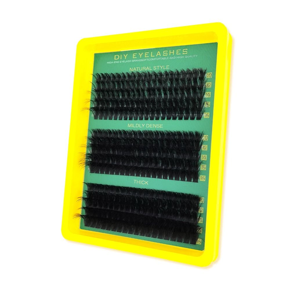 ナチュラルルックつけまつげ ボンド＆シール ウィスピー風 D - Eyelash Extension Kits のレビューと価格