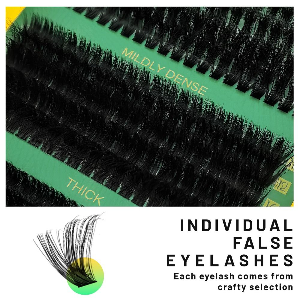 ナチュラルルックつけまつげ ボンド＆シール ウィスピー風 D - Eyelash Extension Kits のレビューと価格