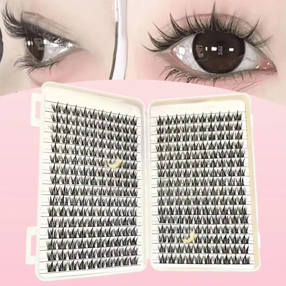 ナチュラルルックつけまつげ ボンド＆シール クラスターデザイ - Eyelash Extension Kits のレビューと価格