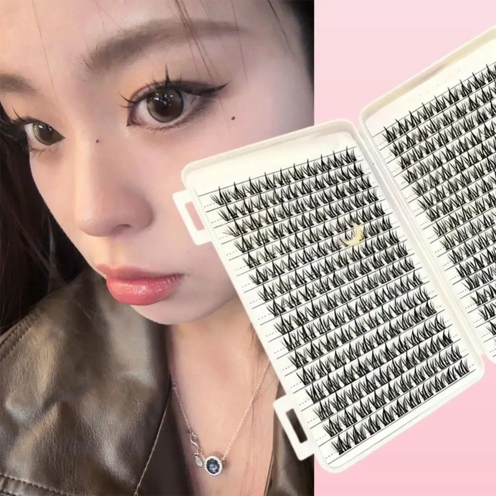 ナチュラルルックつけまつげ ボンド＆シール クラスターデザイ - Eyelash Extension Kits のレビューと価格