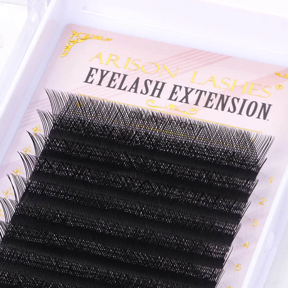 ARISON 10箱入りボリュームまつげエクステ YY 3D - Eyelash Extension Volume Styles のレビューと価格