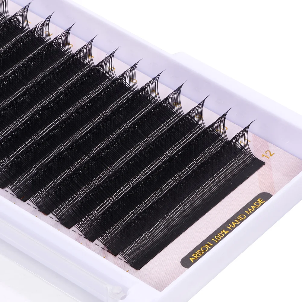 ARISON 10箱入りボリュームまつげエクステ YY 3D - Eyelash Extension Volume Styles のレビューと価格