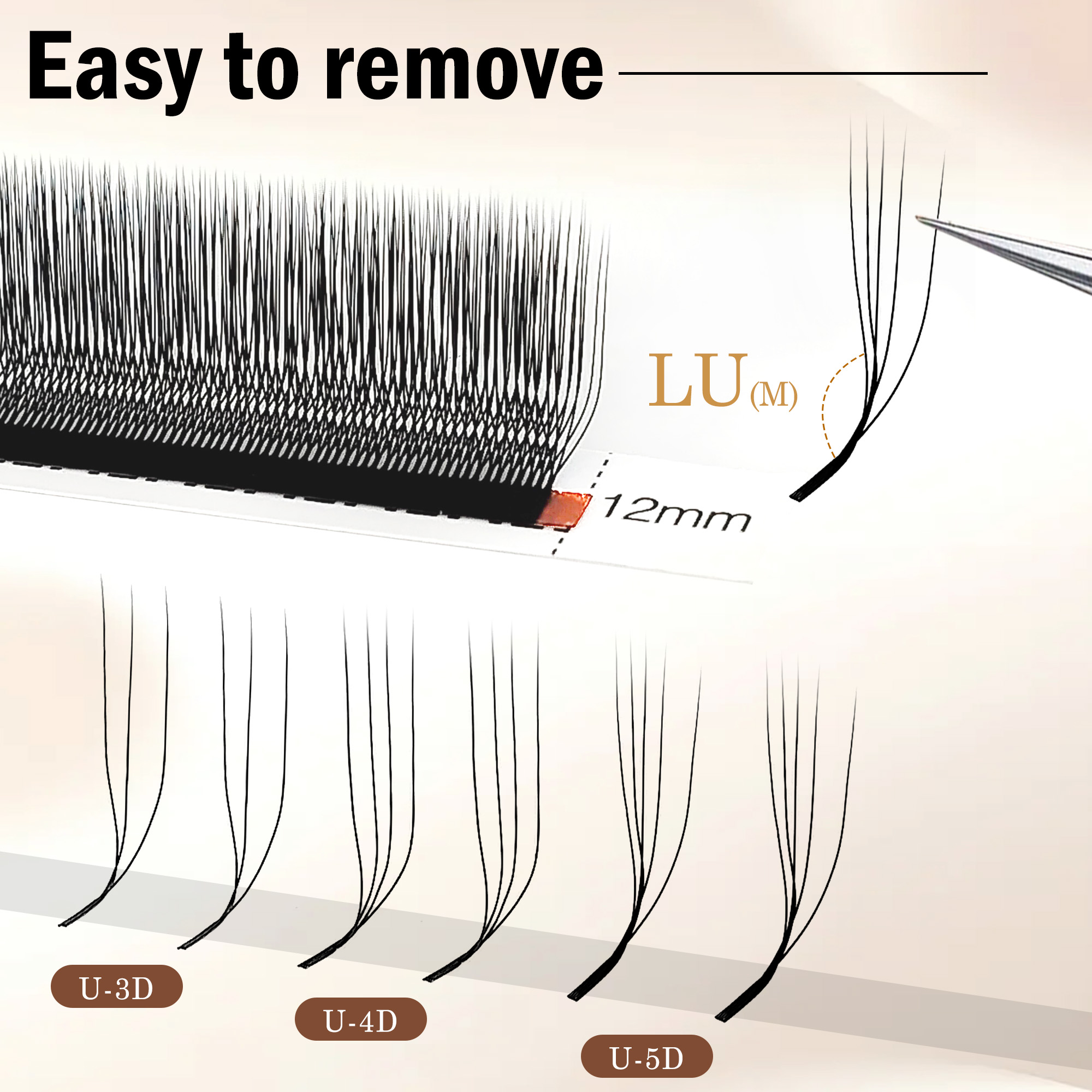CoMango 3D 4D 5D U字型 LUカール まつげ - Eyelash Extension Yy のレビューと価格