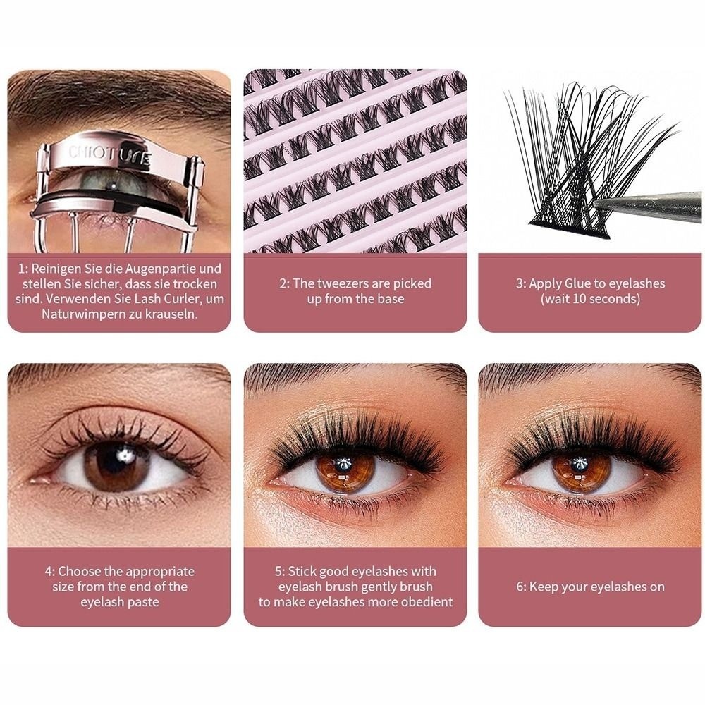 高品質ボンド＆シールつけまつげ　ウィスピー風ナチュラルルック - Eyelash Extension Kits のレビューと価格