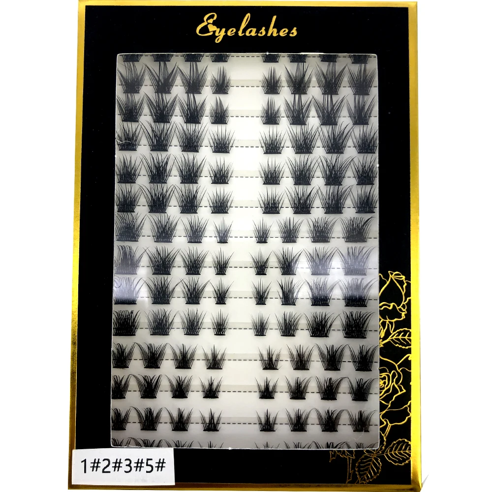 シングルクラスターまつげエクステンションミックス 3D ふわ - Eyelash Extension Cat Eye のレビューと価格