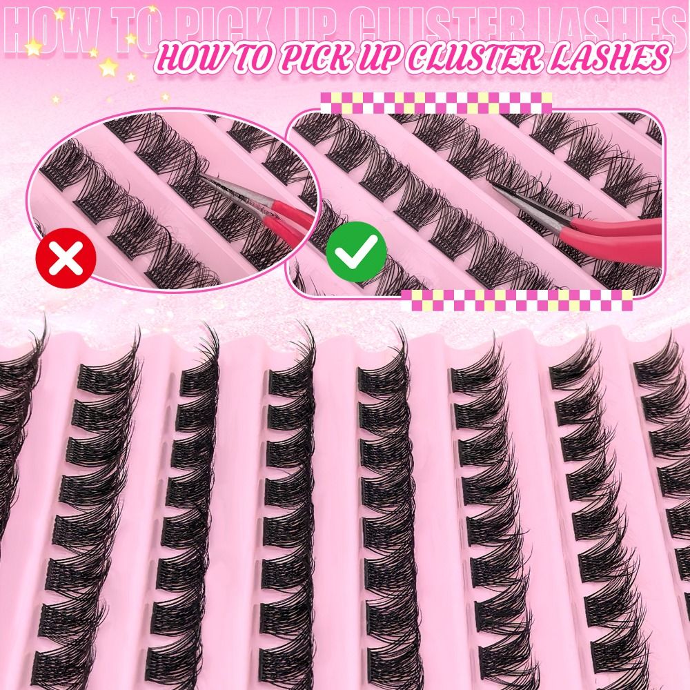 ナチュラルルックつけまつげ ウィスピー風 ボンド＆シール D - Eyelash Extension Kits のレビューと価格