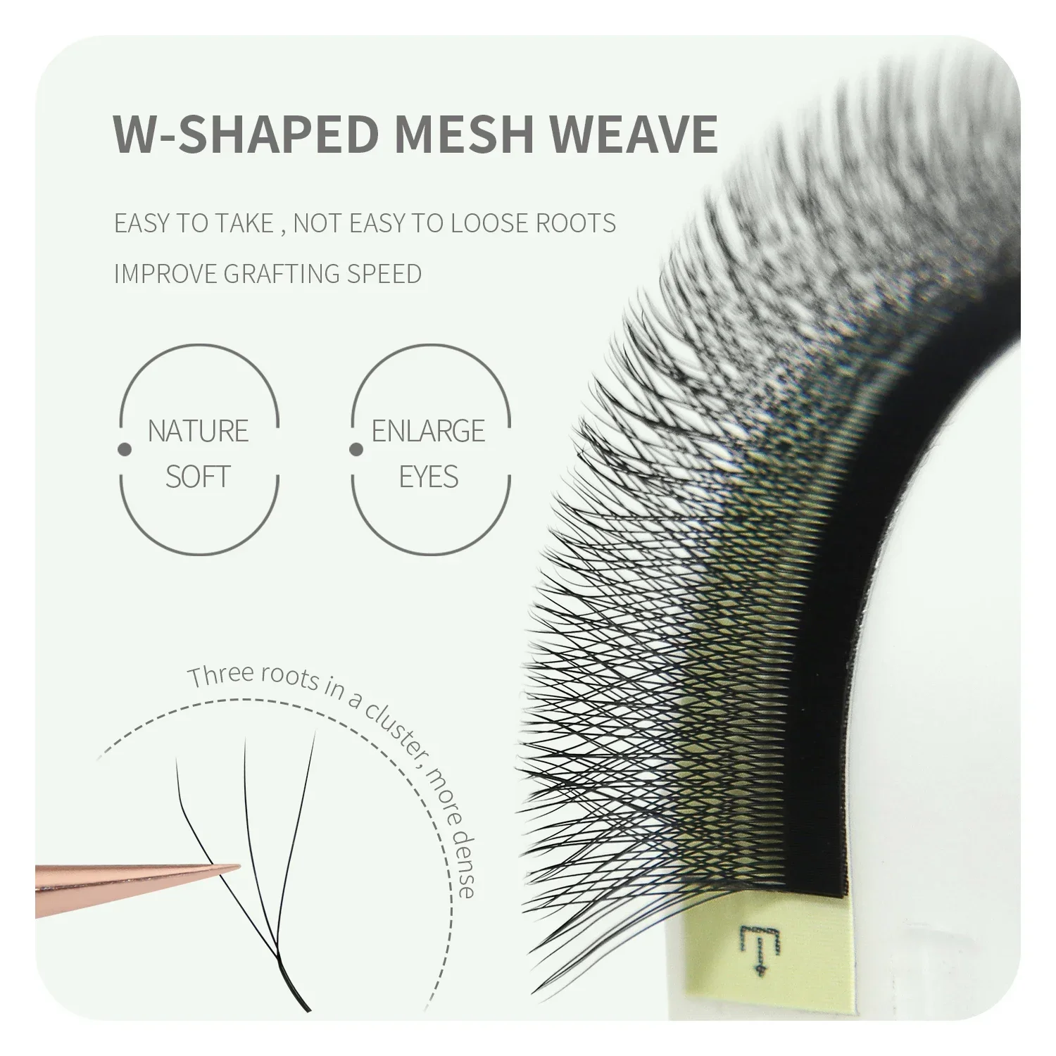 ANNAFRIS ブラウン W シェイプラッシュエクステンシ - Eyelash Extension Yy のレビューと価格