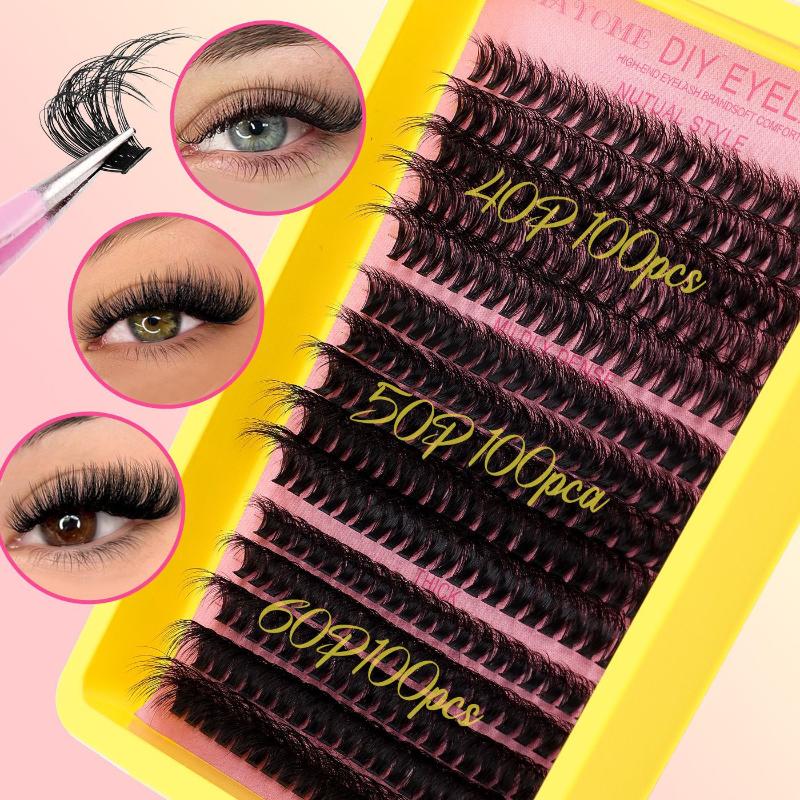 クラスターラッシュキット 個別ラッシュ ボリュームミックスト - Eyelash Extension Kits のレビューと価格