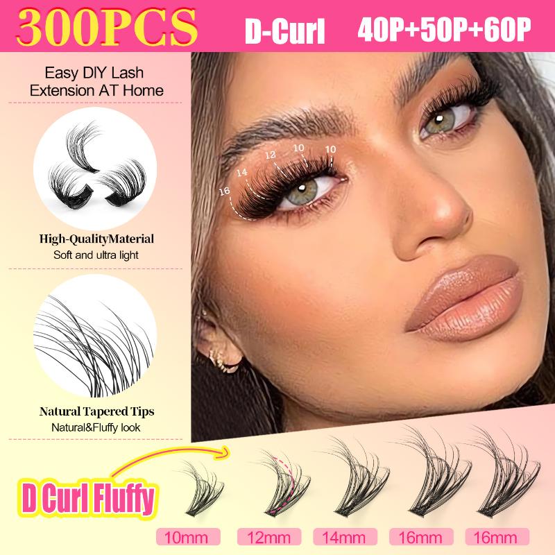 クラスターラッシュキット 個別ラッシュ ボリュームミックスト - Eyelash Extension Kits のレビューと価格