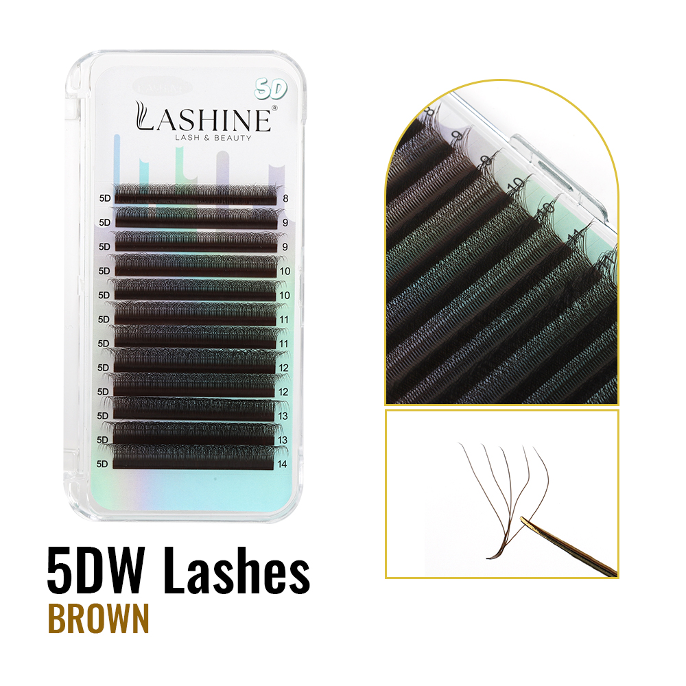 ラシーヌ ブラウン YY/3D/4D/5D Wシェイプ プレ - Eyelash Extension Yy のレビューと価格