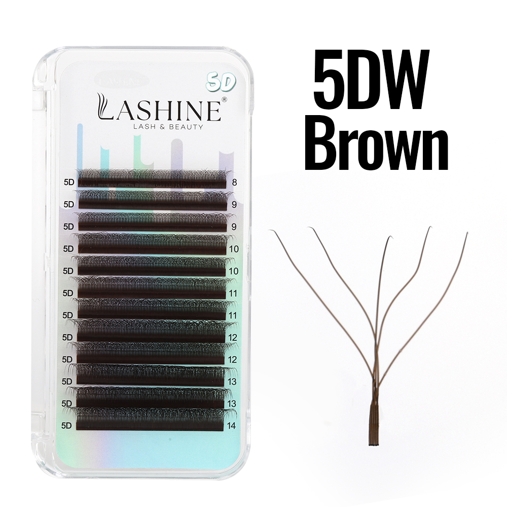 ラシーヌ ブラウン YY/3D/4D/5D Wシェイプ プレ - Eyelash Extension Yy のレビューと価格