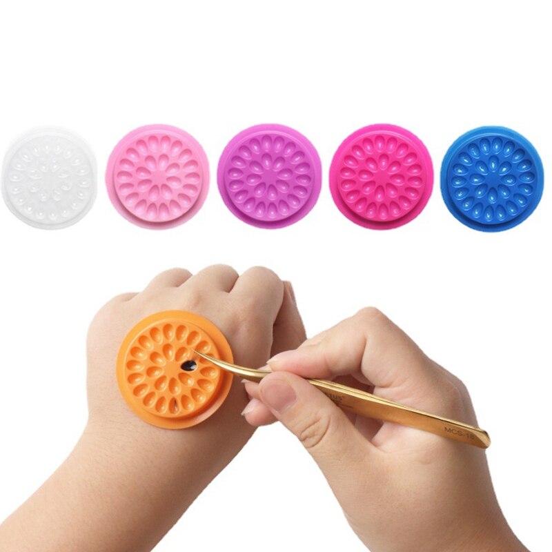 100 個まつげ接着剤ホルダーまつげエクステンション用品接着 - Eyelash Extension Class のレビューと価格
