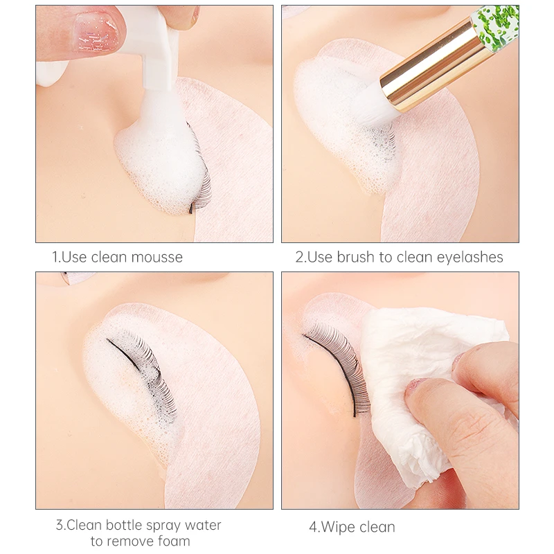 まつげシャンプーブラシまつげエクステンションピールオフ黒ずみ - Eyelash Extension Class のレビューと価格