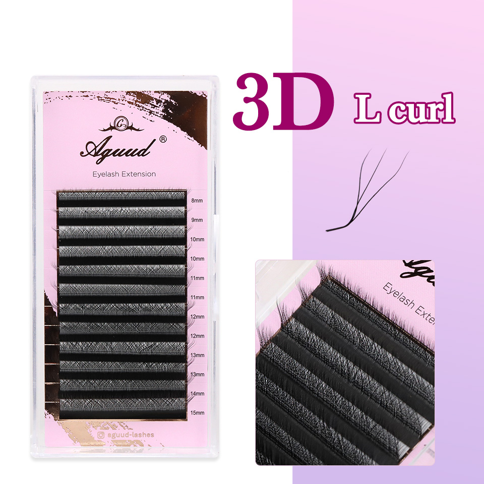 AGUUD L M Wシェイプラッシュ 3Dクローバーブルー - Eyelash Extension Yy のレビューと価格